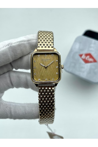 Lee Cooper Lc07957 Kadın Kol Saati + Bileklik Altın