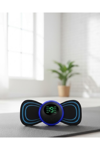 Mini Ems Vücut Masaj Cihazı Ayarlanabilir Seviye Ve Zamanlayıcı Sarı