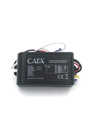 1 Adet Cata Ct 9115 3x1000 3lü Aydınlatma Kumandası Rekli