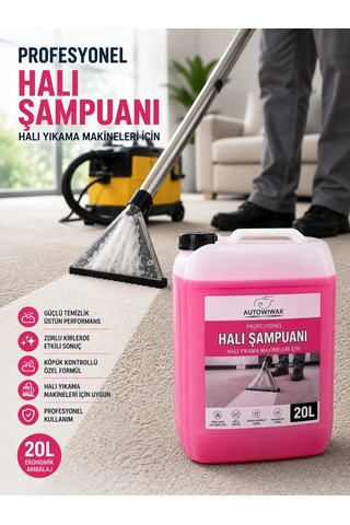 Profesyonel Halı Yıkama Şampuanı 20 Litre Tekli