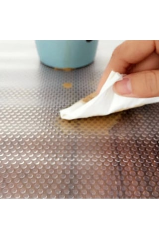 Sermat Eva Şeffaf Kaydırmaz Raf Dolap Ve Çekmece Örtüsü 45cm 5 Metre Beyaz