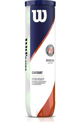 Wilson Tenis Topu Roland Garros Clay Ct 4 Ball Wrt115000