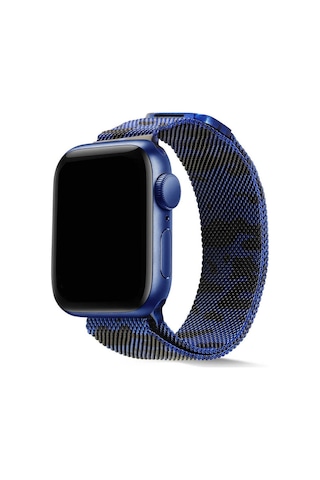 Apple Uyumlu Watch 38 MM Krd-40 Tel Örgü Işlemeli Metal Kordon