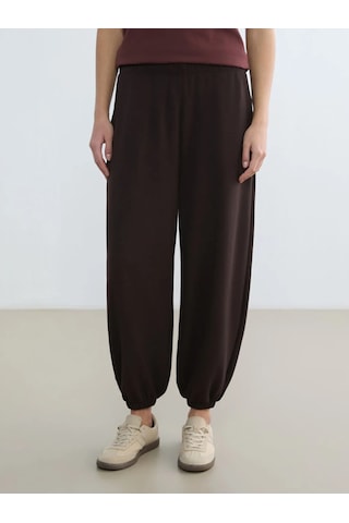Lc Waikiki Kahverengi Soft Touch Kadın Jogger Eşofman Altı