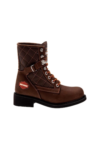 Harley Davidson New Worker Kadın K.kahve Crazy Bot-koyu Kahve Koyu Kahverengi