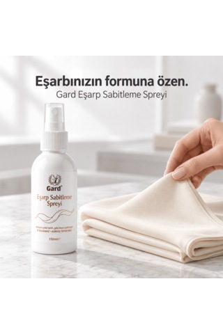 Gard Eşarp Sabitleme Spreyi 150 Ml - Şal Ve Başörtüsü İçin Kalıcı Şekil Veren Sprey