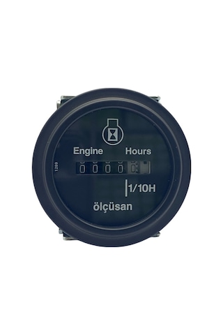 Ölçüsan 8v-32v Motor Çalışma Saati 52 Mm