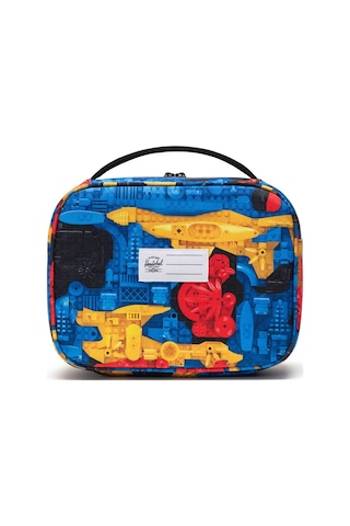 Herschel X Lego Pop Quiz Termal, Yemek Ve Beslenme Çantası, Silinebilir İç Astar, Isı Korumalı, 5-15474 Renkli Gizemli Bloklar