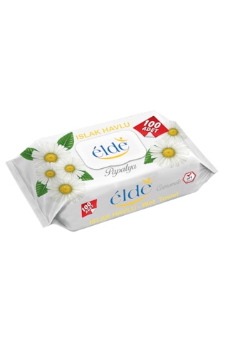 Şeylişeyler - Élde Islak Havlu 100 Adet 1 Paket - Plastik Kapaklı Karışık Asorti Çeşitler Tekli