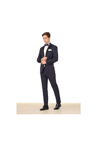 Kip Saks Slim Fit Kelebek Yaka Dokuma Smokin Takım Elbise Çok Renkli