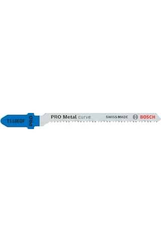 Accessories Professional 5 X Dekupaj Testere Bıçağı T 118 Eof Flexible For Metal Çelik Sac, Aksesuar Dekupaj Testeresi İçin , 1,5-4 Mm