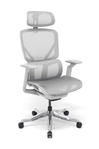Zeon Büro Ofis Sistemleri // Comfort Aden Yönetici Koltuğu Ofis Çalışma Koltuğu Açık Gri