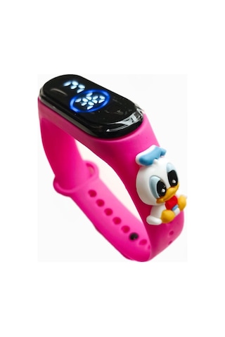 Japanex Figürlü Dokunmatik Dijital Çocuk Saati 5 Çok Renkli