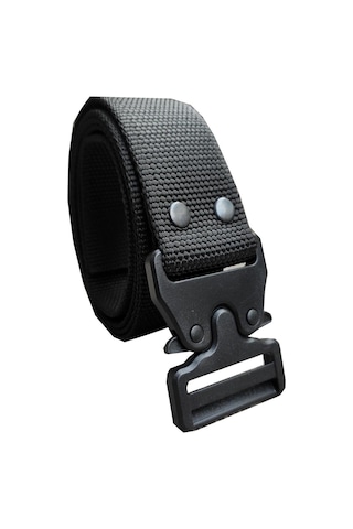 Bez Kemer Palaska Taktikal Tarz Plastik Tokalı 8683255012404 Siyah