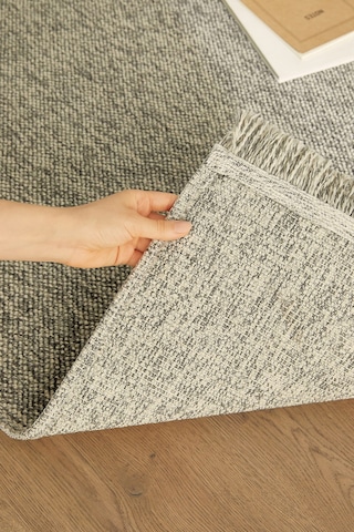 Ocean Home Textile Yıkanabilir Saçaklı Buklet Gri Renk Halı Kilim 120 X 180 Cm