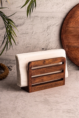 Snippy Warmy - Ahşap Peçetelik Masaüstü Peçete Organizeri