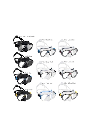 Albashop Cressi Big Eyes Evolution Dalış Maskesi Clear-Clear-Pink