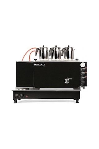 Osmanlı Set 3 Demlikli Gaz+elektrik Çay Kazanı + 3 Adet Çelik Demlik