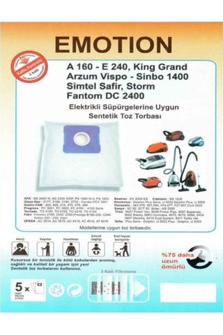 Emotion 2200 Toz Torbası 30 Adet