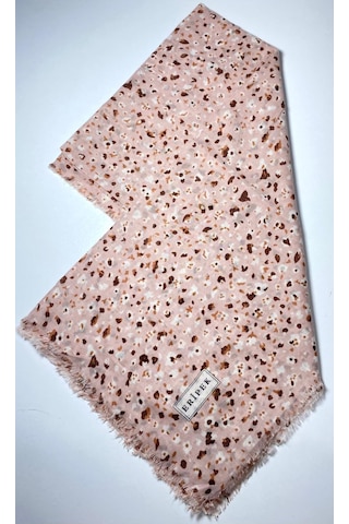 Saçaklı Pamuk Tülbent - 05504 - 95 X 95 / Somon - 02 Somon - 02