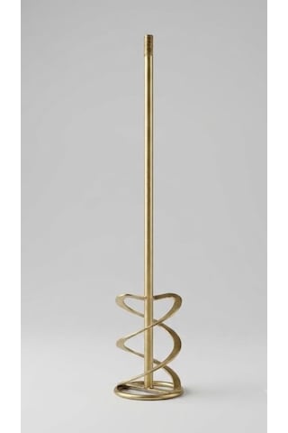 Dayanıklı Metal Harç Ve Boya Karıştırıcı Vidalı Matkap Ucu - 12cm Çapında Matkap Uyumlu Harç Boya Çimento Alçı Karıştırıcı Mikser Ucu 58x17cm