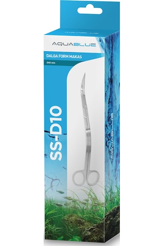 Aquablue  Ss-D10  Dalga  Form  Makas  Bitkili  Akvaryum  Taban  Budama
