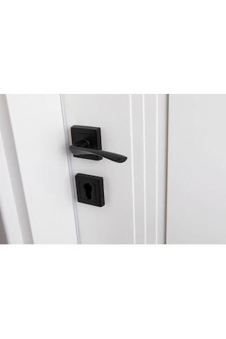 Kare Siyah Brawo Yale Kapı Kolu Ön Arka Takım