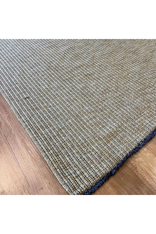 Hoom Rugs Mirel 7310 Yeşil Kaymaz Pamuklu Dekoratif Kilim