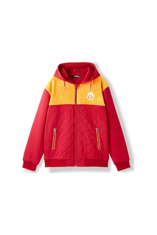 Gsstore Galatasaray Çocuk Hoodie C252066 Sarı - Kırmızı