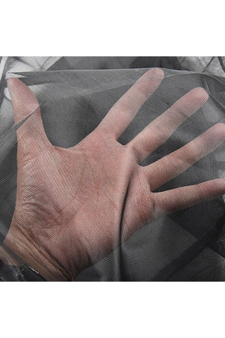 Luckstone Boyut L Seyahat Kamp Kaynağı Ipli Örgü Çamaşır Saklama Çantası Balık Ağı Kolay Katlanır Organizatör - Siyah/Yeşil