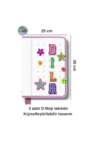 Delik Serisi 25x35 Cm Ödev Dosyası, Abka Taşıyıcı Proje Dosyası Fermuarlı 1 Adet Beyaz
