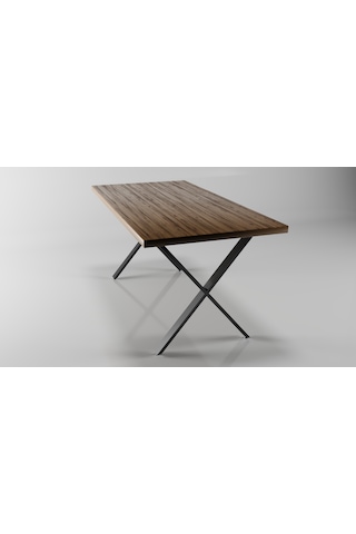 X Model Metal Ayak Seti Siyah Metal Masa Ayağı