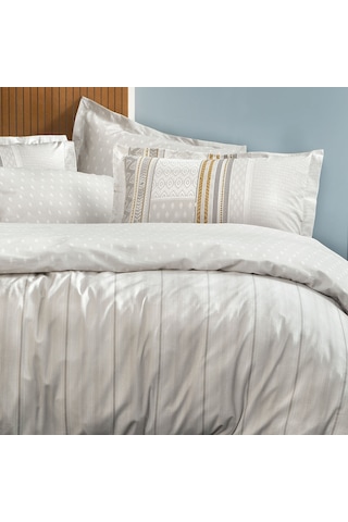 Yataş Bedding Pamena Ranforce Nevresim Takımı Gri Çift Kişilik Gri