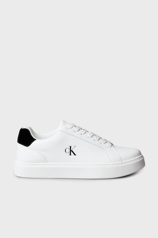 Calvin Klein Erkek Ayakkabı Ym0ym01435 01w Beyaz-siyah Beyaz-siyah