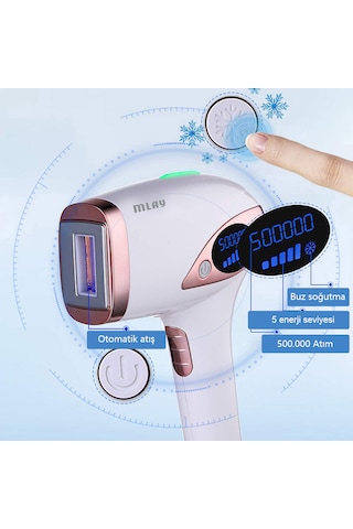 Mlay T4 Pembe Ipl Lazer Epilasyon Cihazı