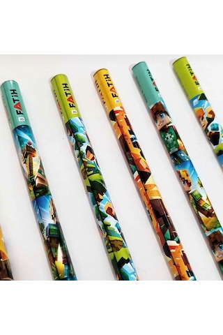 Mini Craft B Jumbo Üç Köşeli Kalem Tutuşunu Kolaylaştıran Kurşun Kalem İster 1 Adet İster 2 Adet İst Karışık Renkler
