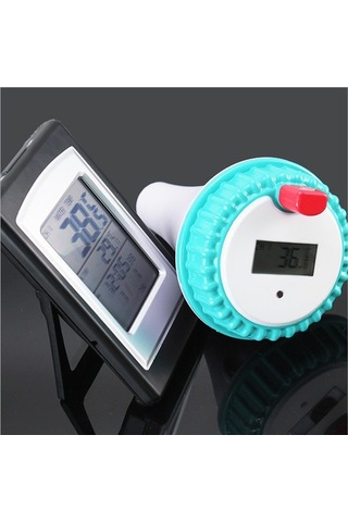 Besthome1 Kablosuz Yüzen Havuz Termometresi - Solarlı, Dijital, Uzaktan Ölç, -40 İla +60 C