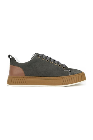 Ziya Erkek Hakiki Deri Günlük Sneaker 161983z8702 Gri 161983z8702 011 40