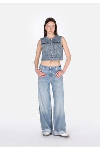 Colin's Colins Slim Fit Kadın Mavi Yelek Cl1074989 Q1.v1 Dn44352 Denim