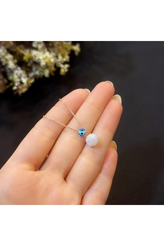 Stela Ay Taşı Gümüş Kol Rose