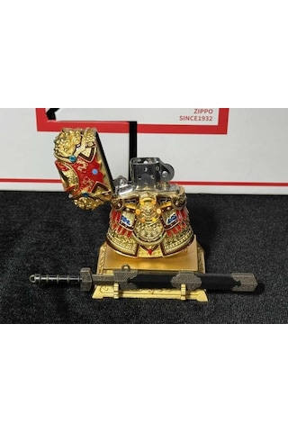Zippo Japan Samurai Armor Special Edition - Savaşçı Ruhu Ellerinizde Led Işıklı