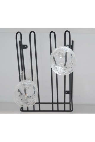 Siyah 2 Bölmeli Bar Kadehlik Bardaklık