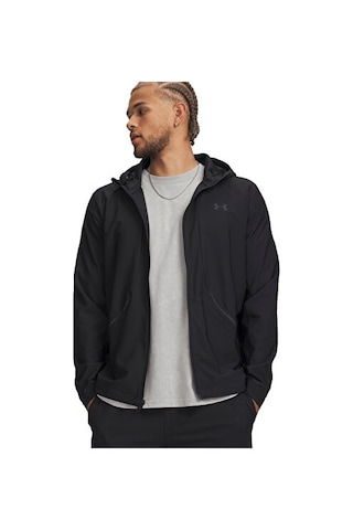 Under Armour Ua Unstoppable Woven Jacket Erkek Günlük Ceket 6014621-001 Siyah Siyah
