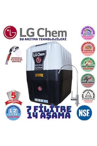Lg Chem Platınum 12 Lt 7 Flt 14 Aşama Su Arıtma Cihazı