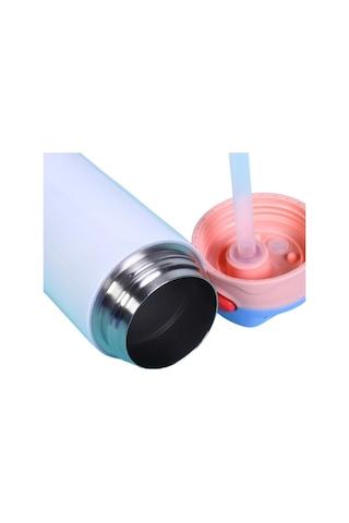 Pembe Çelik İçli Termos - 360 Ml 01