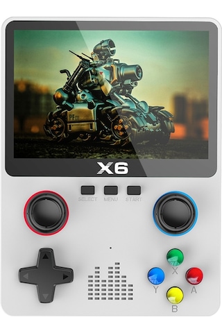 Cbtx X6 HD 3.5'' Ekran El Oyun Konsolu Dahili Video Oyunları Makinesi Çift Joystick