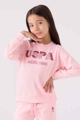 U.S. Polo Assn. Kız Çocuk Pembe Eşofman Takımı 5274-45787 Pembe