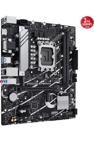 Asus Prıme B760m-k D5 Ddr5 8000mhz Oc Rgb M.2 Matx 1700p