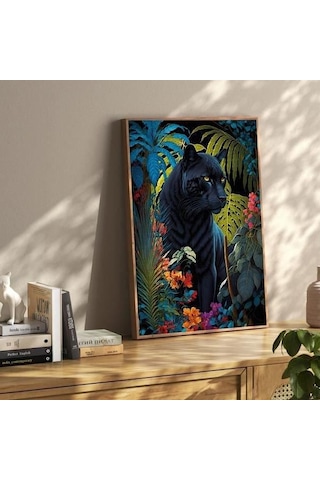 Ks Games Puzzle Black Panther With A Tropical 500 Parça