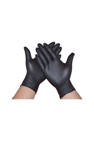 Has-Pet Pudrasız Siyah Nitril Muayene Eldiveni 100'lü x 20 Paket